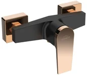 Baterie wannowe i prysznicowe - Invena Bateria wannowa czarna Avangarda - miniaturka - grafika 1