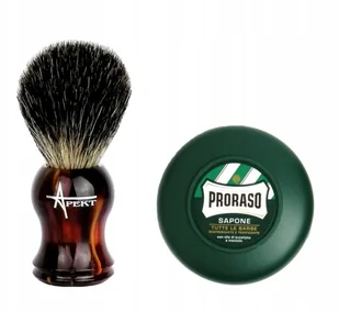 Pędzel Do Golenia Ze Stojakiem Włosie Borsuk 100% - Pędzle do golenia - miniaturka - grafika 2