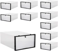 Pudła i pojemniki do przechowywania - Organizer na buty z otwieraną klapą 34x23x13,5 cm zestaw 10 szt. 10x HA3004 - miniaturka - grafika 1