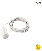 Lampy sufitowe - SLV SPOTLINE FITU wisząca A60 okrągła biała 5m bez wtycz. max 60W 132691 - miniaturka - grafika 1