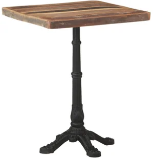 vidaXL Lumarko Stolik bistro, 60x60x76 cm, lite drewno odzyskane 321086 - Stoły - miniaturka - grafika 8