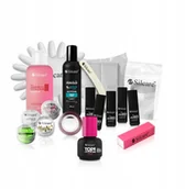 Zestawy do manicure i pedicure - Silcare Zestaw Do Manicure Hybrydowego 4U 18szt - miniaturka - grafika 1