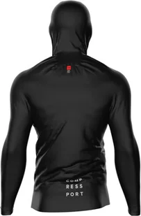 COMPRESSPORT COMPRESSPORT kurtka biegowa HURRICANE WATERPOOF 10/10 JACKET czarna - Kurtki i kamizelki sportowe męskie - miniaturka - grafika 2