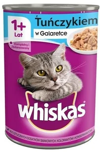 Whiskas Adult puszka 12 x 400g mokra karma dla kotów z tuńczykiem w galaretce 41901-uniw - Mokra karma dla kotów - miniaturka - grafika 2