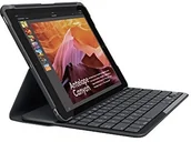 Kable komputerowe i do monitorów - Logitech Slim Folio zintegrowany klawiatura Bluetooth dla tabletu iPad 9,7 cala (5th Generation), czarny 920-008622 - miniaturka - grafika 1