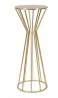 Inne meble do salonu - Mauro Ferretti Złoty Stolik Metalowy Glam Wysoki A Mauro Ferretti 1422670001 - miniaturka - grafika 1