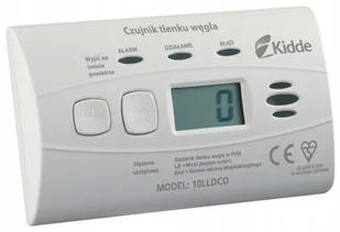 Kidde Czujnik czadu z wbudowaną baterią 10LLDCO - Czujniki czadu, dymu, gazu - miniaturka - grafika 4