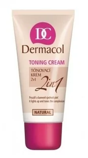 Dermacol TONING CREAM 2in1 - Krem nawilżający i podkład w jednym - NATURAL DERCKIWJE-WJE-04 - Kremy do twarzy - miniaturka - grafika 2