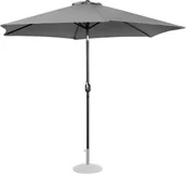 Parasole ogrodowe - Uniprodo Parasol ogrodowy ciemnoszary sześciokątny 300 cm uchylny UNI_UMBRELLA_TR300DG_N - miniaturka - grafika 1