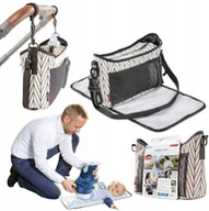 Torby i organizery dla mam - Reer Torba do wózka na ramię z matą do przewijania - miniaturka - grafika 1