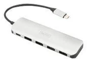 Huby USB - Digitus DA-70242-1 - hub - 4 ports USB hub - 4 - Biały DA-70242-1 - miniaturka - grafika 1