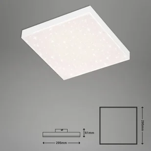 Briloner Gwieździste niebo LED Frameless CCT, 30x30cm - Lampy sufitowe - miniaturka - grafika 3