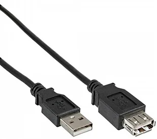 Delock Kabel USB USB A > USB A M/Ż Czarny 0.5m 83401 - Kable USB - miniaturka - grafika 2