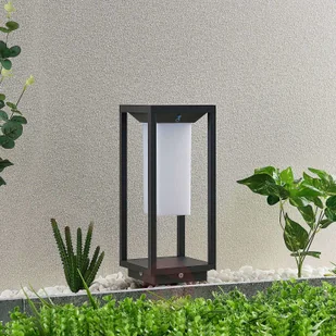 Lucande Lucande Eliel solarna lampa cokołowa LED, 34 cm - Lampy ogrodowe - miniaturka - grafika 5