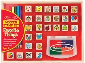 Zabawki kreatywne - Melissa&Doug Duży Zestaw Pieczątek Różne Wzory Melissa and Doug 19362 - miniaturka - grafika 1