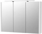 Szafki łazienkowe - CURAQUA Szafka z lustrem LED 90 cm IP44 - miniaturka - grafika 1