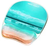 Podkładki pod mysz - Fellowes Photo Gel Mouse Pad and Wrist Rest with MICROBAN Protection, Sandy Beach (9179301) by Fellowes 9179301 - miniaturka - grafika 1