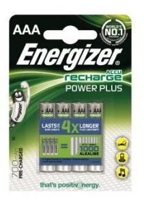 Energizer Akumulator Power Plus AAA HR03 1,2V 700mAh 4szt - Ładowarki i akumulatory - miniaturka - grafika 5