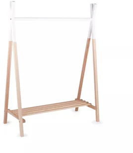 Childhome CHILDWOOD Wieszak Tipi na ubrania, naturalny buk, biały, CLSTIPI - Półki i regały dla dzieci - miniaturka - grafika 4