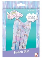 Materace dmuchane i koła do pływania - Dmuchana Deska do Nauki Materac Jednorożec 70x45cm - miniaturka - grafika 1