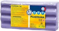 Masy plastyczne - Astra Plastelina 1kg Fiolet J.ast Fol - miniaturka - grafika 1