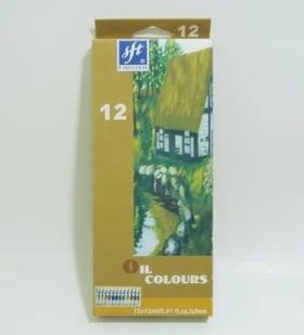 Titanum Farby Olejne 12 Kolorów JBTUMF0UC037490 - Zabawki kreatywne - miniaturka - grafika 3