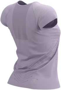 Compressport Koszulka biegowa damska PERFORMANCE SS T-SHIRT fioletowa - Bielizna sportowa damska - miniaturka - grafika 4