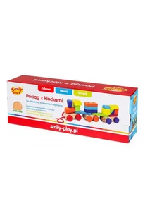 Smily Pociąg z klockami 5O40K3 5O40K3 SAM One size - Klocki - miniaturka - grafika 3
