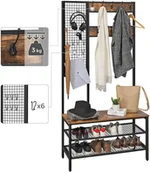 Wieszaki i stojaki - Songmics WIESZAK STOJAK NA UBRANIA SZAFKA NA BUTY SIEDZISKO 97x184 HSR98BX HSR98BX - miniaturka - grafika 1