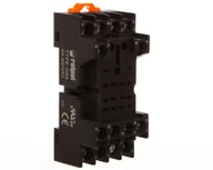 Sterowniki i przekaźniki - Relpol Gniazdo wtykowe do przekaźnika R4 10A 300V AC czarne GS4 2613504 2613504 - miniaturka - grafika 1
