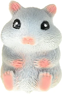 Chomik gumowy z groszkiem 8cm - Figurki dla dzieci - miniaturka - grafika 3