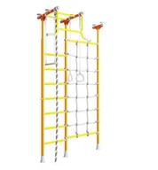 Wyposażenie sportowe i gimnastyczne - Małpiszon MAŁPISZON DRABINKA GIMNASTYCZNA MERKURY SREBRNA DSKM-Merkury - miniaturka - grafika 1