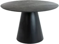 Stoły - Signal STÓŁ ANGEL SZARY EFEKT MARMURU/CZARNY MAT FI120 ANGELSZC - miniaturka - grafika 1