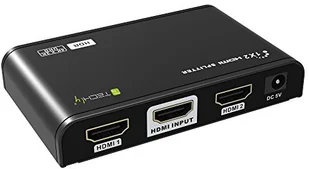 Techly HDMI2.0 Splitter 4K 2 Port HDR 4K2K 60Hz  IDATA-HDMI2-4K2HDR - Rozgałęźniki - miniaturka - grafika 2