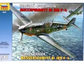 Modele do sklejania - Zvezda Messerschmitt Bf-109 F-4 MZV-4806 - miniaturka - grafika 1