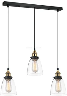 Italux Francis lampa wisząca 3-punktowa MDM-2563/3 GD+CL MDM-2563/3 GD+CL - Lampy sufitowe - miniaturka - grafika 2