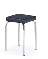 Taborety i hokery - Halmar Taboret PIRI Czarny V-NS-PIRI-PU01-TAB - miniaturka - grafika 1