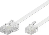 Patchcordy - MicroConnect RJ-11/RJ-45 M/M 3m Biały MPK453 - miniaturka - grafika 1
