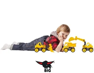 BIG Big Power Worker Mini Koparka - Samochody i pojazdy dla dzieci - miniaturka - grafika 3