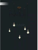 Lampy sufitowe - Trio Oświetlenie Leuchten Cord Lampa Wisząca Miedź, 5-punktowe 310100562 - miniaturka - grafika 1