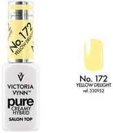 Lakiery hybrydowe - Victoria Vynn Lakier hybrydowy VICTORIA VYNN PURE CREMY HYBRID 172 Yellow Delight 8 ml - SWEET SUMMER 330952 - miniaturka - grafika 1