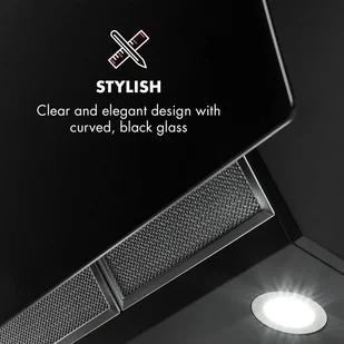 Klarstein Annabelle 90 Czarny (TK15-Annabelle90BL) - Okapy kuchenne - miniaturka - grafika 8