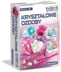 Clementoni Naukowa zabawa Zestaw naukowy Kryształowe ozdoby - Mały naukowiec - miniaturka - grafika 2