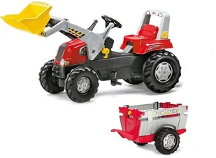 Rolly Toys Traktor JUNIOR z łyżką i przyczepą 811397 - Jeździki dla dzieci - miniaturka - grafika 6