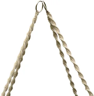 SASKA GARDEN Hamak ażurowy fotel wiszący 72x62cm z poduszką ecru victoriasport-1018065-0 - Fotele ogrodowe wiszące - miniaturka - grafika 12