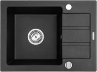 Zlewozmywaki - Maidsinks 62x44 1B 1D czarny 2_310568 - miniaturka - grafika 1
