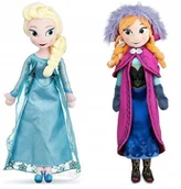 Lalki dla dziewczynek - Kraina Lodu Frozen Elsa + Anna Lalka Maskotka Elza - miniaturka - grafika 1