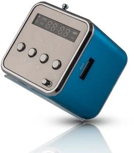 Forever GŁOŚNIK Z RADIEM MF-100 NIEBIESKI - Głośniki przenośne - miniaturka - grafika 2