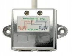 Delock Adapter Rozdzielacz LAN 1xRJ45/2xRJ45 Ethernet 65177 - Kable komputerowe i do monitorów - miniaturka - grafika 4