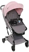 Wózki dziecięce - Coto Baby Tulipo różowo-szary - miniaturka - grafika 1